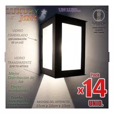 Iluminación Para Frentes De Casa Artefacto Fachadas Pack X14
