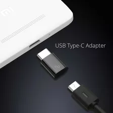 Adaptador Micro Usb A Usb Tipo C Marca Xiaomi Incluido