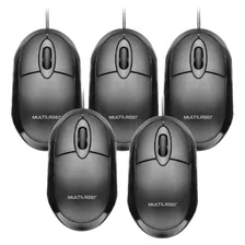 Mouse Para Pc Óptico Usb 1200dpi Atacado/revenda Kit Com 05