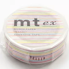 Mt Washi Tape Ex Lápiz De Color Frontera (mtex1p78).