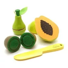 Coleção Comidinhas Frutinhas - Mamão, Pêra E Kiwi