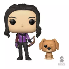 Funko Pop Kate Bishop Con Lucky El Perro Pizza 1212 Hawkeye