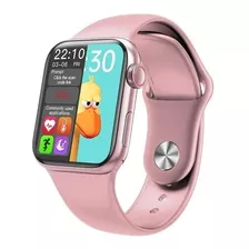 Smartwatch Rosa Hw12 Atua2021 Zoom Botão Recebe Pelo Qr Code