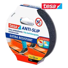 Cinta Antideslizante Negra 25mm* 5 Metros Tesa-mimbral Color Negro