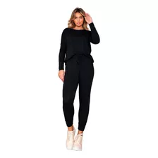 Conjunto De Frio Feminino Roupa De Inverno Blusa E Calça 