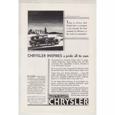 1930 Publicidad De Automoviles Chrysler Vintage Usa Clasicos