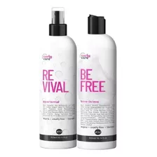 Água Termal Curly Care Revival E Leave-in Be Free 2x300ml