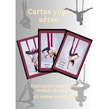 Cartas De Yoga Aérea 40 Cartas Con Asanas Y Explicación 