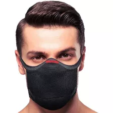 Mascara De Protecao Fiber Knit Preta 3d Lavavel Com Filtro