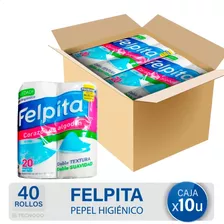 Caja Papel Higienico Felpita Pura Caricia Doble Hoja Pack
