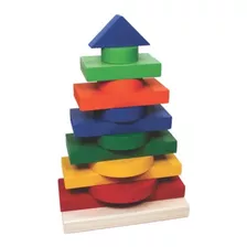 Torre Multiformas Em Madeira Cor Colorido