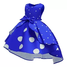 Princess Dress For Girls Retro Polka Dot Dress P