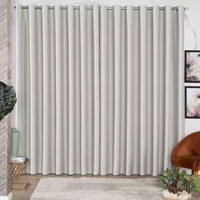 Cortina Blackout Tecido Sala Quarto 3,00x2,80 Imediato Cor Cortina Palha