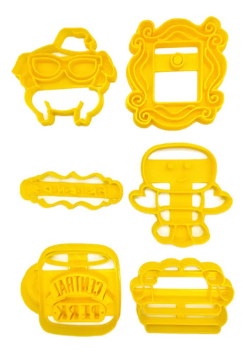 Cortantes Galletitas Serie Friends
