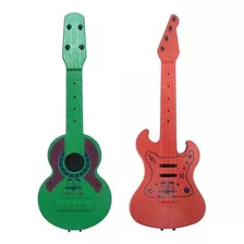 Kit Musical Violão E Guitarra Para Criança Educativo Envio 2
