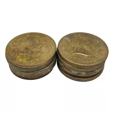 10 Moedas Amarelas De 5 Pesos Do Uruguai Moeda Aliança