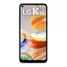 Smartphone LG K61 128gb 48mp Capa Protetora Branco Lmq630baw