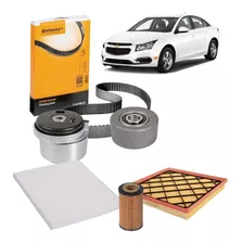 Kit Filtro Cruze 1.8 16v 2014 Ar Cabine Oleo Correia Dentada