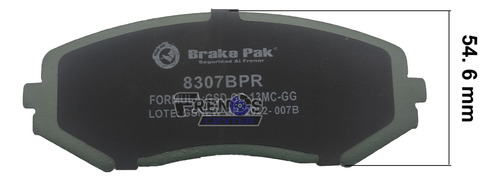 Pastilla Freno Del Brake Pak Para Suzuki  Grand Vitara Xl Foto 7