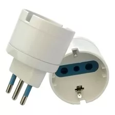 Adaptador Enchufe Schuko Europeo A Nacional Chile Sec Oferta