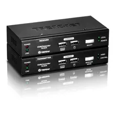 Kit Extensor Kvm Trendnet Tk-ex4 - Usb - Via Cabo De Rede