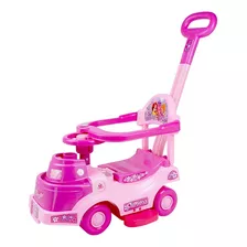 Carrito Montable De Bebe Brinca Pretty Boat Rosa Niña