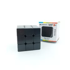 Cubo Rubik Mf3 3x3 Completamente Negro Sin Stickers
