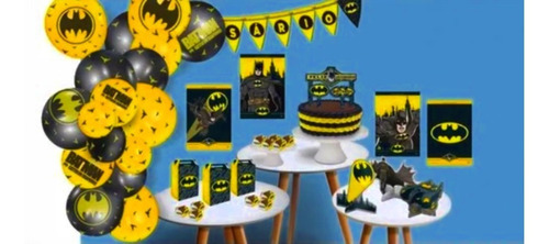 Kit Festa Batman - Kit Só Um Bolinho - Festcolor