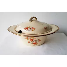 Sopera Loza Inglesa Antigua Woods Ivory Ware