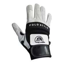 Guantes Profesionales Para Polo En Cuero