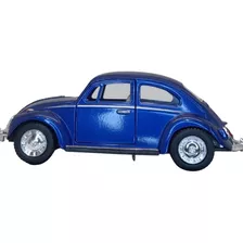 Fusca Azul Presente Colecionador - Licenciado Vw - Com Caixa