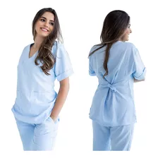 Pijama Cirúrgico Gabardine Decote V