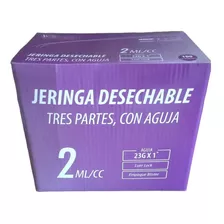 Jeringa 2 Ml 23g X 1 Caja 100 Unds