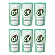 Pack X 6u Limpiador De Baño Bioactive Dp Cif 450ml