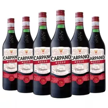 Aperitivo Carpano Rosso Vermut Classico Pack X6 -xco Bebidas