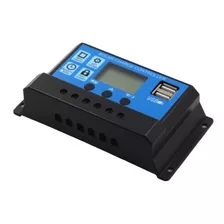 Regulador Controlador Solar Pwm 20 Amp Digital Usb 12-24 Vdc