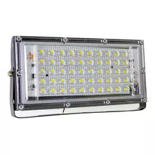 Refletor De Led 50w Exterior Cor Da Carcaça Cinza Cor Da Luz Branco-frio