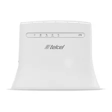 Módem + Chip Telcel Internet En Casa Ilimitado Zte Mf283u Color Blanco