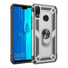 Funda Huawei Anillo Metal Uso Rudo + Mica 10d Premium Full