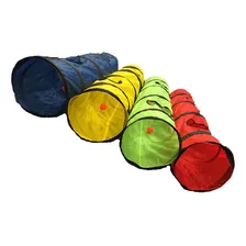 Shop4omni Kitty Cat Play Tunnel Pet Toy - Cuatro Agujeros D.