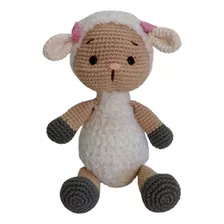 Muñeco De Apego Ovejita Amigurumi A Crochet Para Bebés