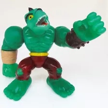 Antigo Brinquedo Boneco Lagarto Mega Monsters Adijomar Usado