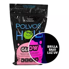 Polvos Holi Maxibolsa 650 G Colores Fluorescentes Glow Color Rosa Fluorescente