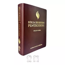 Bíblia De Estudo Pentecostal Letra Grande Edição Global (marrom) Cpad