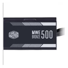 Fonte Cooler Master Mwe 500w V2 - Mpe-5001-acaab-wo Cor Preto 110v/220v