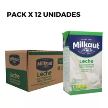 Leche Parcialmente Descremada Milkaut X 12 Unidades