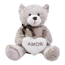 Pelúcia Urso C Coração Amor 30cm Presente Incrível Fofy Toys