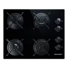 Cooktop Automatico 4bocas Fabricante Brastemp Grade Piatina