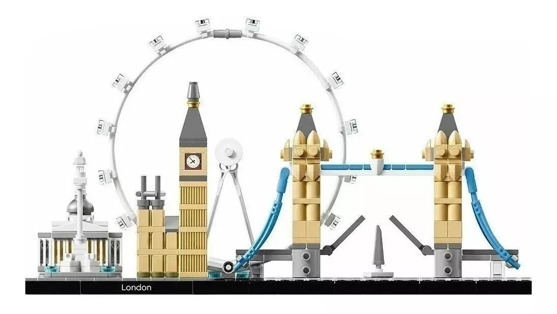 Set De Construcción Lego Architecture London 468 Piezas En Caja