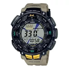 Reloj Pulsera Casio Pro Trek Prg 240 De Cuerpo Color Negro, Digital, Para Hombre, Fondo Digital, Con Correa De Resina Color